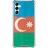 Azerbaijan Flag Distressed Galaxy A15 5G Clear Case